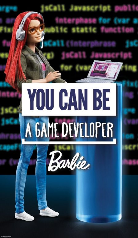 Barbie – vývojárka hier