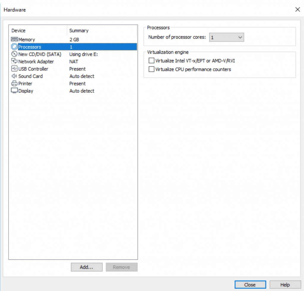 Windows 7 64-bit na VMware Player 17