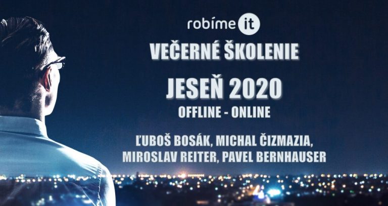 Jesenné večerné školenia pre ITčkárov